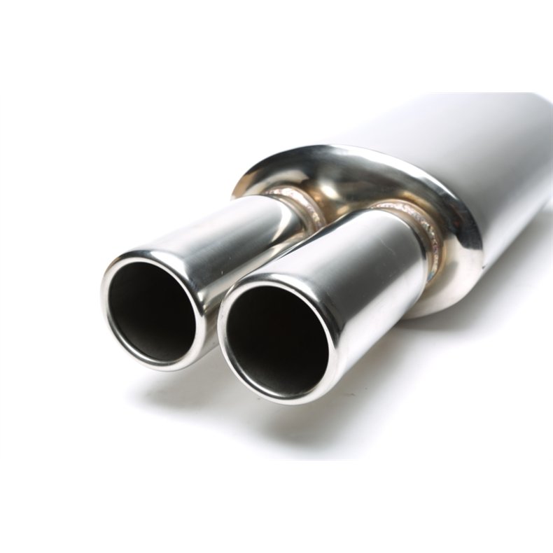 Universal Sports bagpotte 2 x 76mm rund afgang