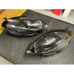 FIAT BRAVO II. Hjre Forlygte m. EL-motor H1-H1. 04.2007 - 09.2009