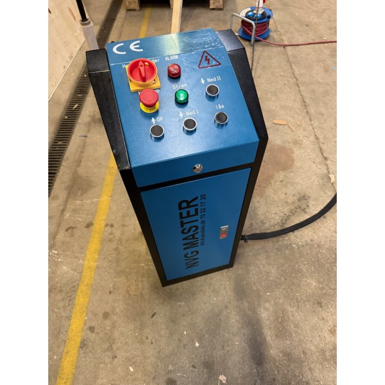 (DEMO 1 stk) Klarg�ringslift sakselift 3000 kg l�fteh�jde 1000 mm 380Volt