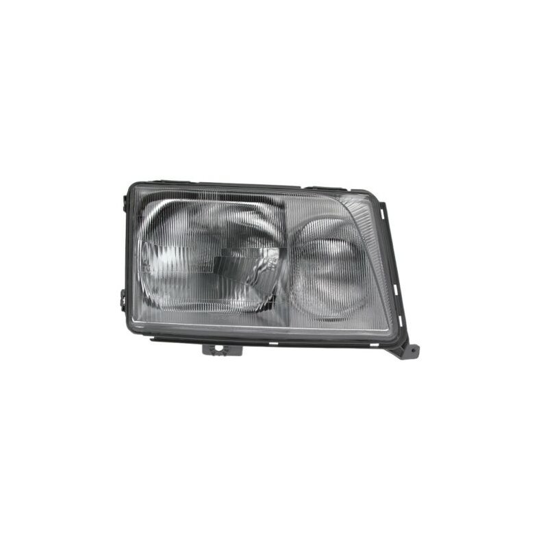 MEC. W-124, Hjre Forlygte H4/H3, med integrerede tgelygte 08.93 - 07.1995