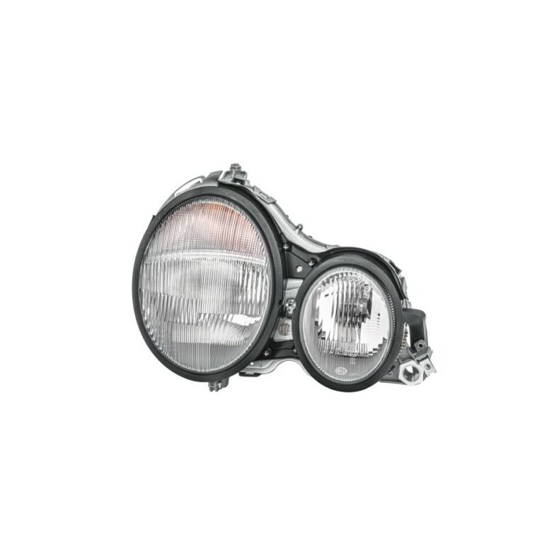 MEC. W-210, Sedan Hjre For-Lygte komplet H7-H7 med Blinklys. 08.95 - 06.1999