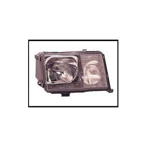 MEC. W-124, Hjre Forlygte H4/H3, med integrerede tgelys. 01.85 - 08.1989