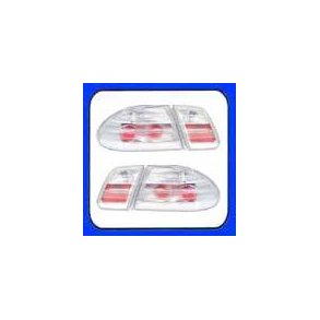 MEC. W-210, Sedan Hvid design`Baglygte St. u. sokkel. 07.99 - 03.2002