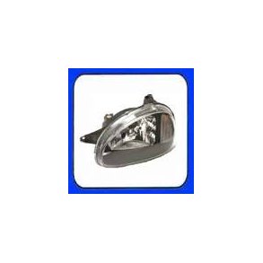 Corsa B klare/sort Venstre forlygte H4 Manuel-justering 09.1993-09.2000