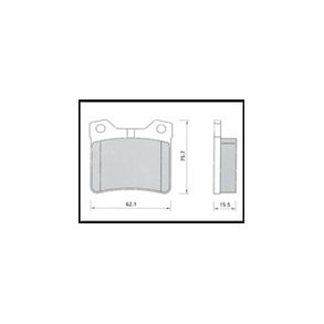 Peugeot 406 Bremse klodsest Bag 09.1995-03.1999