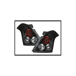 Suzuki Swift. Sorte baglygter med LED 2005>>