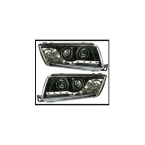 Fabia I DAYLINE Black forlygtest med blinklys H1-H1. 2000-08.2008