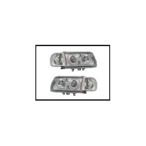 Polo 6N Angel eyes Klare forlygtest H7+H7 10.1995-10.1999