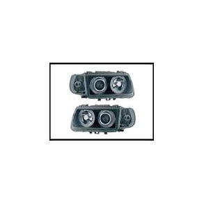 Polo 6N Angel eyes Sort forlygtest H7+H7 10.1995-10.1999