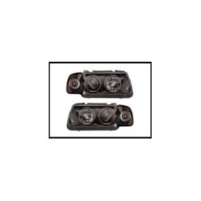 Polo 6N Angel eyes Helstbt med forblink Sort forlygtest H1+H1 10.1995-10.1999