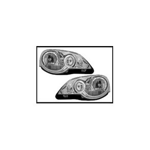 Polo 9N2. Klare Forlygtest med Angel eyes 2005>>