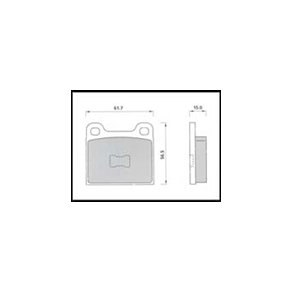 Seat - VW. Bremse klodsest Front 