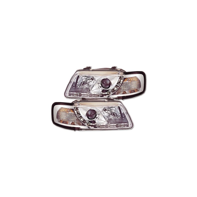 Audi A3. DAYLINE. Klare forlygtest med blinklygte H1-H1. 08.1996 - 08.2000