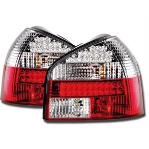 Audi A3 LED Klare/Rd baglygtest 08.1996-08.2000