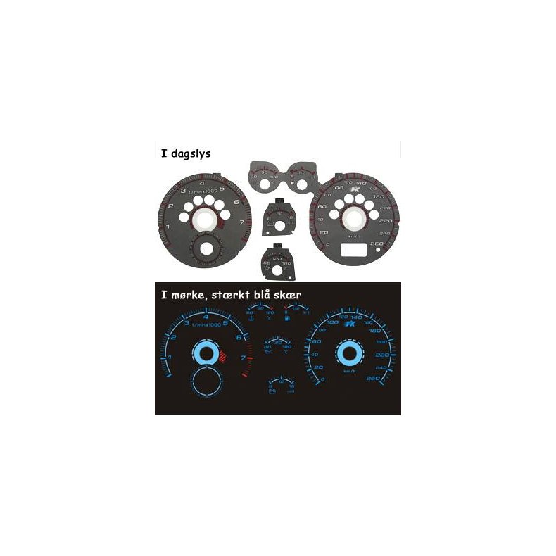 Audi A4. 1,6-1,8-2,0. Plasmaskiver gr 0-260km/t 7000 omdr 03.94 -10.2000