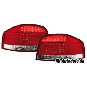 Audi A3. LED Rd baglygtest 04.2003-07.2008