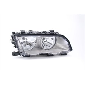 BMW E46. Sedan-Touring. Hjre Forlygte Gr/Titanium FF/H7-H7.