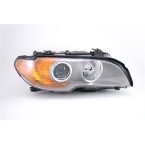 BMW E46. Coupe-Cabriolet. HjreForlygte Gr/Titan FF/H7-H7 Head lamp Left.<br>03.2003-->