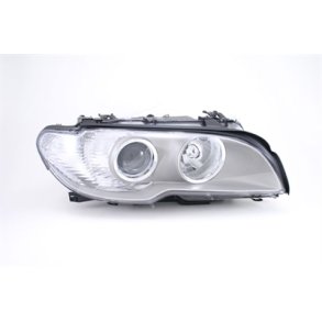 BMW E46. Coupe-Cabriolet. Hjre Forlygte Gr/Titan FF/H7-H7 03.2003-->