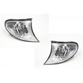 BMW E46. Sedan-Touring. V/H Forblink krom. 09.2001 - 02.2005