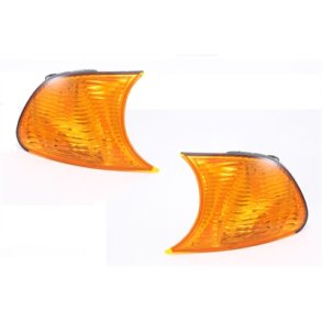 BMW E46. Coupe-Cabriolet. V/H Forblink Gul/Orange. 09.2000 - 08.2001