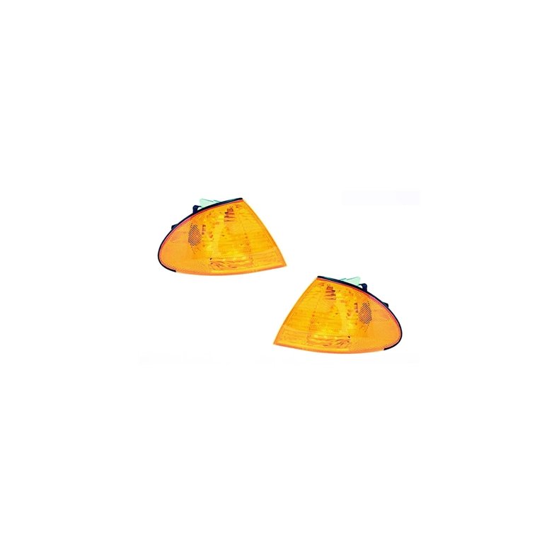 BMW E46. Sedan-Touring. V/H Forblink Gul/Orange. 09.1998 - 08.2001