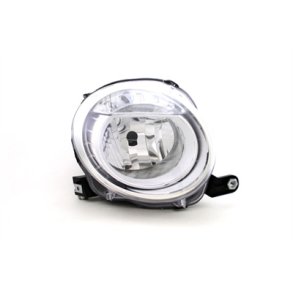 FIAT 500. Hjre Forlygte H7. 10.2007->