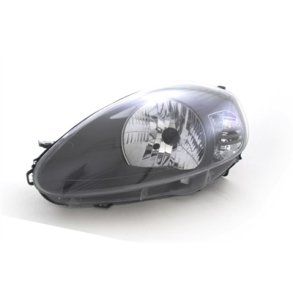FIAT GRANDE PUNTO. Venstre Forlygte med EL-Motor og forblink gr H4.<br>10.2005 - 06.2008