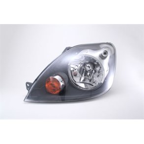 FORD FIESTA V. Venstre Forlygte H4 Med EL-Motor & Forblink. 10.2005-->