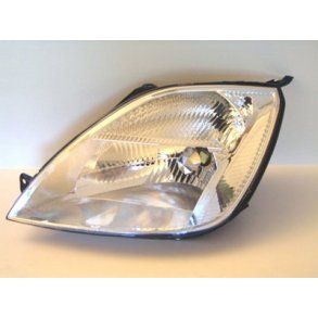 FORD FIESTA V. Venstre Forlygte H4 Med EL-Motor & Forblink. 11.2001 - 09.2005