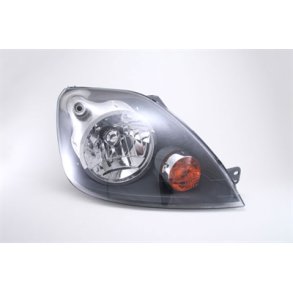 FORD FIESTA V. Hjre Forlygte H4 Med EL-Motor & Forblink. 10.2005-->