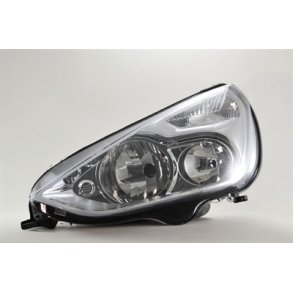 FORD S-MAX/GALAXY. Venstre Forlygte med EL-Motor & Forblink H7-H1. 05.2006--> 