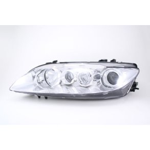 Mazda 6. Venstre Forlygte med motor og tgelys H1/H1/H3. 07/2002-07/2005