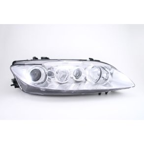 Mazda 6. Hjre Forlygte med motor og tgelys H1/H1/H3. 07/2002-07/2005