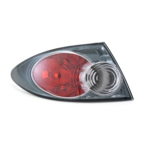 Mazda 6. Venstre Baglygte Sort/Gr, uden sokkel passer p Limousine og Hatchback. 08/2005>>