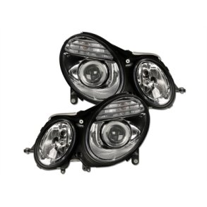 Mercedes W211/S211. Klare forlygte st model H7/H7. 03.2002-06.2006