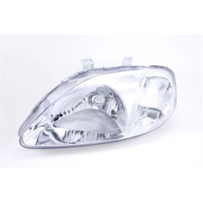 HONDA CIVIC VI. Venstre Forlygte H4 (Model: VALEO) 03.1999 - 02.2001