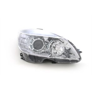 MERCEDES-BENZ C CLASS (W204) 01.2007 - 09.2007<br>Hjre Forlygte med EL-Motor H7/H7. 