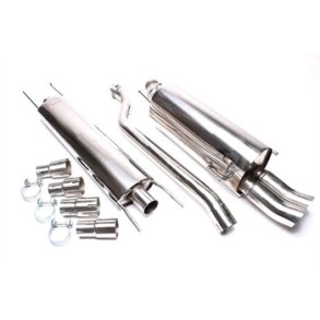 Opel Corsa C.  1.2 16V / 1.6 8V /1.6 16V/ 1.8 16V. Sports udstdning st. 2 x 76mm DTM