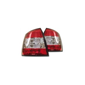 Astra G. 3/5 drs Klare/Rd Led baglygte st 04.1998-03.2004