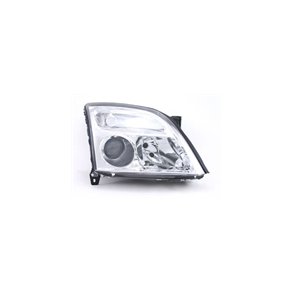 Vectra C. Hjre forlygte krom model. H7-H7 04.2002-08.2005