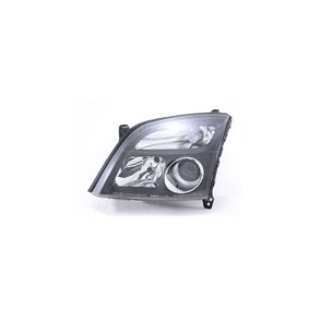 Vectra C. Venstre forlygte sort model. H7-H7 04.2002-08.2005