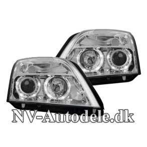Vectra C. Krom forlygtest med Angel eyes H7-H7 04.2002-08.2005