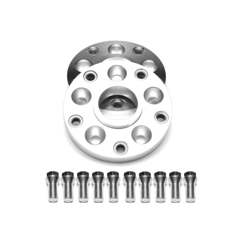 Porsche/VW p Audi / Seat / Skoda / VW. Flg-Adapter fra 5x112 til 5x130 (20mm pr. side total 40mm) st til to hjul.