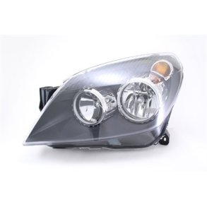 OPEL ASTRA H. Venstre Forlygte med Forblink & El-motor H7-H1. 08.2004-->