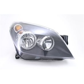 OPEL ASTRA H. Hjre Forlygte med Forblink & El-motor H7-H1. 08.2004-->