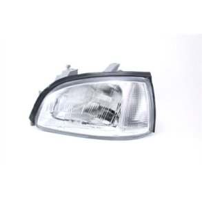 RENAULT CLIO I. Venstre Forlygte H4 Med Forblink. 01.1996 - 09.1998