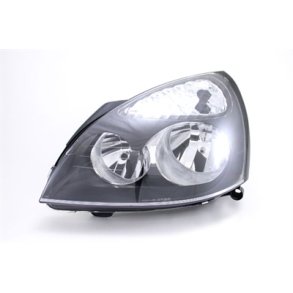 RENAULT CLIO II. Venstre Forlygte Sort H7-H1 Med Forblink. 06.2001-2008