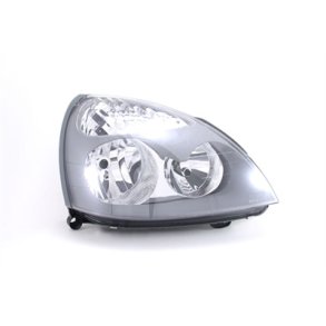 RENAULT CLIO II. Hjre Forlygte Gr H7-H1 Med Forblink. 06.2001-2008