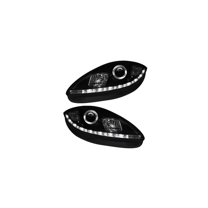 Altea / Leon Dayline LED Black forlygtest med blinklys H1-H1 01.2009-Frem